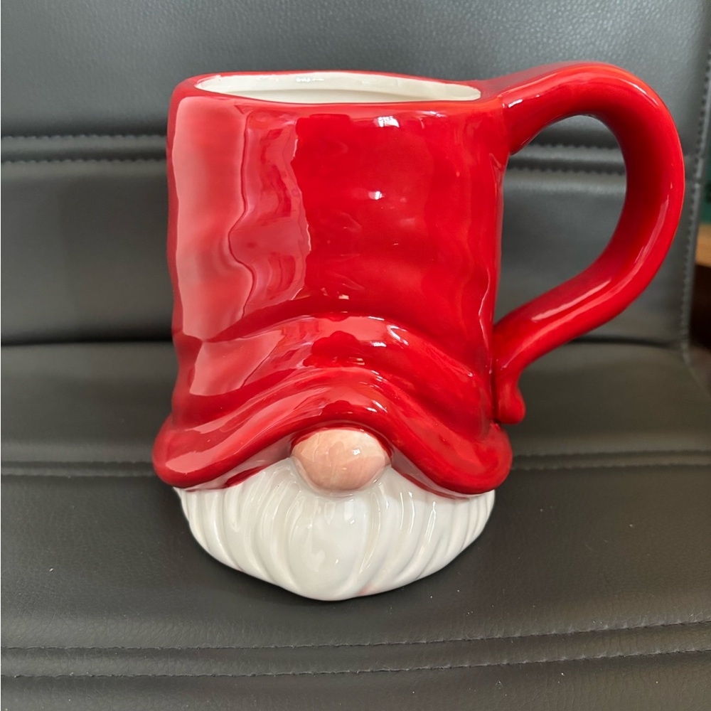 Red Gnome Ceramic Mug